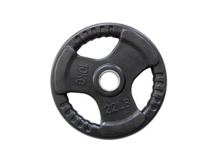 28983 pogumovane olympijske zavazie hms tri grip 10 kg