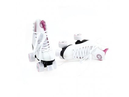 Kolieskové korčule Nils Extreme Quad NQ 8400 S biele 01