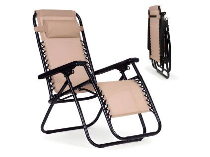 Záhradné lehátko MultiGarden ZRL009 béžové