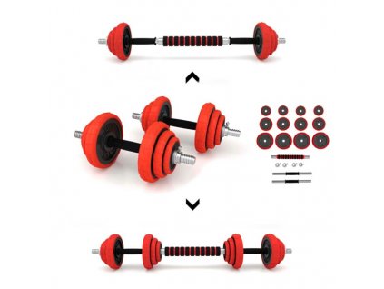 Sada liatinových činiek HMS SGGX20 20kg 02