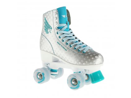 Kolieskové korčule Nils Extreme NQ14198 QUAD tyrkysové