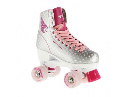 Kolieskové korčule Nils Extreme NQ14198 QUAD ružové