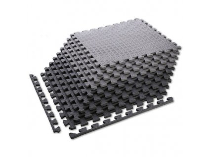 Ochranná puzzle podložka HMS Premium MP12 tmavo sivá