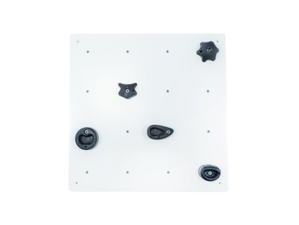 Štvorcová lezecká stena DUVLAN 71x71 cm white 02