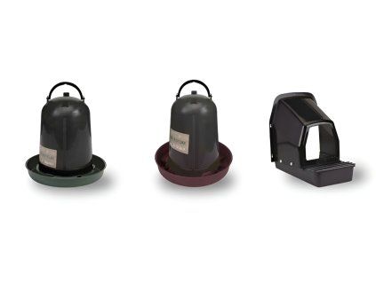 Sada pre chov nosníc GAUN - hniezdo, kŕmidlo, napájačka