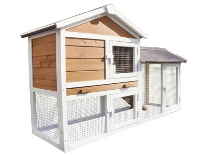 Drevená králikáreň alebo kurník Agrofortel HOFSTADT, 146 x 50 x 86 cm