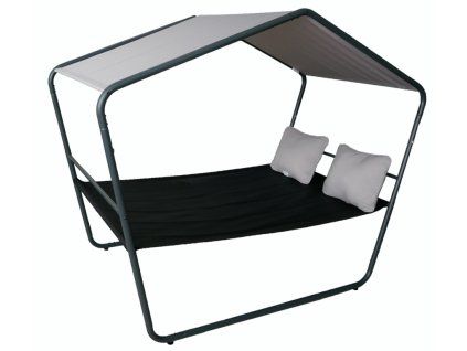 Záhradné lehátko so strieškou Garden Line 233 x 136 x 191 cm so strieškou