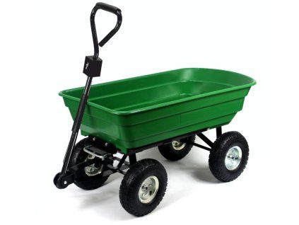 Záhradný vozík Garden Line 75l zelený