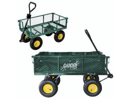 Záhradný vozík Garden Line 95 × 50 × 25 cm zelený