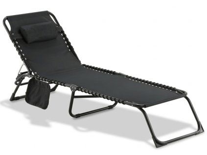 Skladacie záhradné lehátko Garden Line 190 x 58 x 30 cm s vreckom