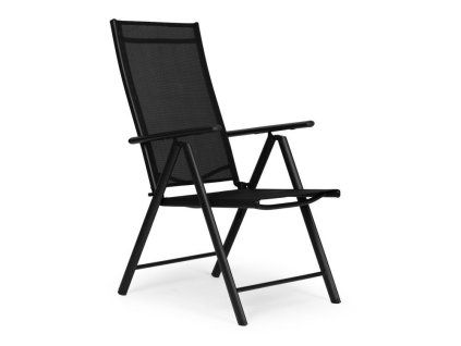 Skladacia záhradná stolička MultiGarden WR1652 čierne