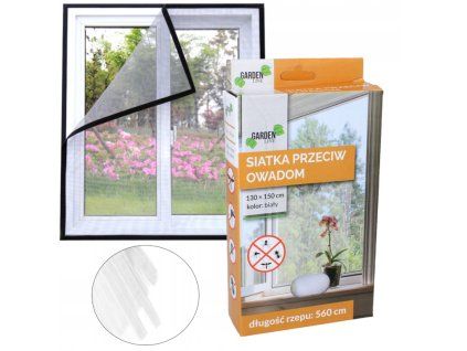 Sieťka proti hmyzu Garden Line 130 x 150 cm - biela