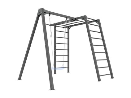 Gymnastický rebrík MO-016  + konštrukcia pre hojdačku MO-017 Marbo Sport PREMIUM