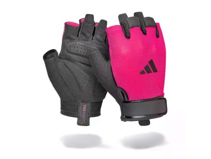 Tréningové rukavice adidas Essential – Pink Mesh