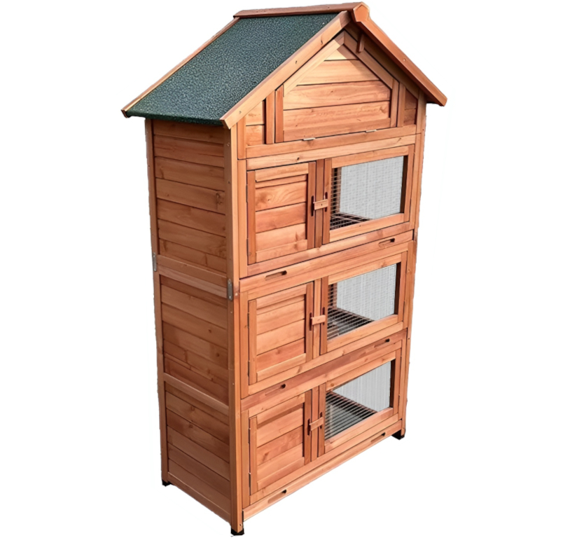 Agrofortel Drevená králikáreň FLORENCIE  91,5 x 45 x 116 cm
