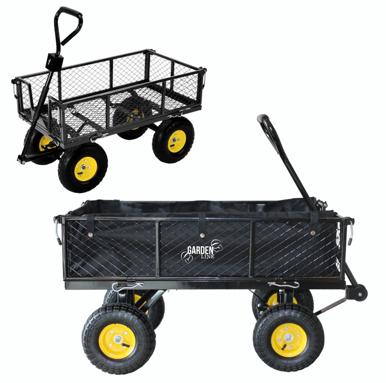 Garden Line 95 × 50 × 25 cm Farba: čierna