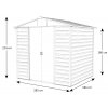 Záhradný domček YardMaster 106WGL 04
