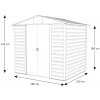 Záhradný domček YardMaster 108WGL 04