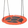 Hojdací kruh Springos 90 cm (Farba oranžovo-čierna)
