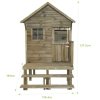 Detský drevený hrací domček Trigano Lena 03