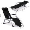 Skladacie lehátko 2v1 ModernHome ZRL010F čierna 08