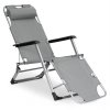 Skladacie lehátko 2v1 ModernHome ZRL010F šedá 01