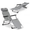 Skladacie lehátko 2v1 ModernHome ZRL010F šedá