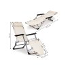 Skladacie lehátko 2v1 ModernHome ZRL010F béžová 08