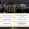 Detské elektrické auto Jeep Bigfoot 400W 11