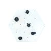 Hexagonálna lezecká stena DUVLAN 81x71 cm white