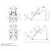 Hacked Squat (Leg press) MARBO MS-U106 2.0 rozmery