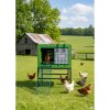 Mobilný kurník GAUN 10365 pre 4 sliepky v exteriéri