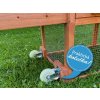 Kurník Agrofortel Linec XXL mobil pre 4-6 sliepok kolieska
