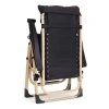 Záhradné lehátko MultiGarden s opierkou hlavy zlaté  zložené