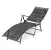 Skladacie záhradné lehátko MultiGarden s nastaviteľným operadlom 04