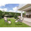 MultiGarden ZRL009-R s nastaviteľnou strieškou na záhrade