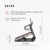 Bežecký pás adidas T-800 Incline - rozmery