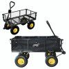 Záhradný vozík Garden Line 95 × 50 × 25 cm čierny