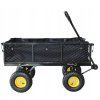 Záhradný vozík Garden Line 95 × 50 × 25 cm čierny 02