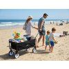 Skladací vozík Garden Line 116  x 54 x 90 cm na pláži