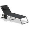 Skladacie záhradné lehátko Garden Line 190 x 58 x 30 cm s vreckom