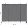 Záhradná 4-panelová zástena MultiGarden 167x216 cm rozmery