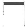 Rolovacia bočná markíza MultiGarden 200x310 cm s kľukou šedá 02