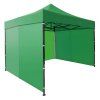Záhradný nožnicový stan MultiGarden 3x3 m s bočnými stenami zelený