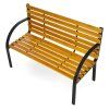 Drevená záhradná lavička s operadlom MultiGarden 122x57 cm zhora