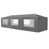 Záhradný stan MultiGarden 3x9 m šedý