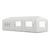 Záhradný stan MultiGarden 3x9 m biely