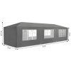 Záhradný stan MultiGarden 3x9 m rozmery