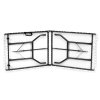 Skladací pivný set MultiGarden 180 cm biely - stôl zložený