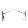Skladací pivný set MultiGarden 180 cm biely - stôl 01
